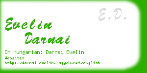 evelin darnai business card